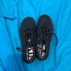 Black sneakers